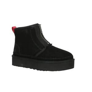 Ugg. women's  Neumel Platform Zip  black Suede size us11 EU 42